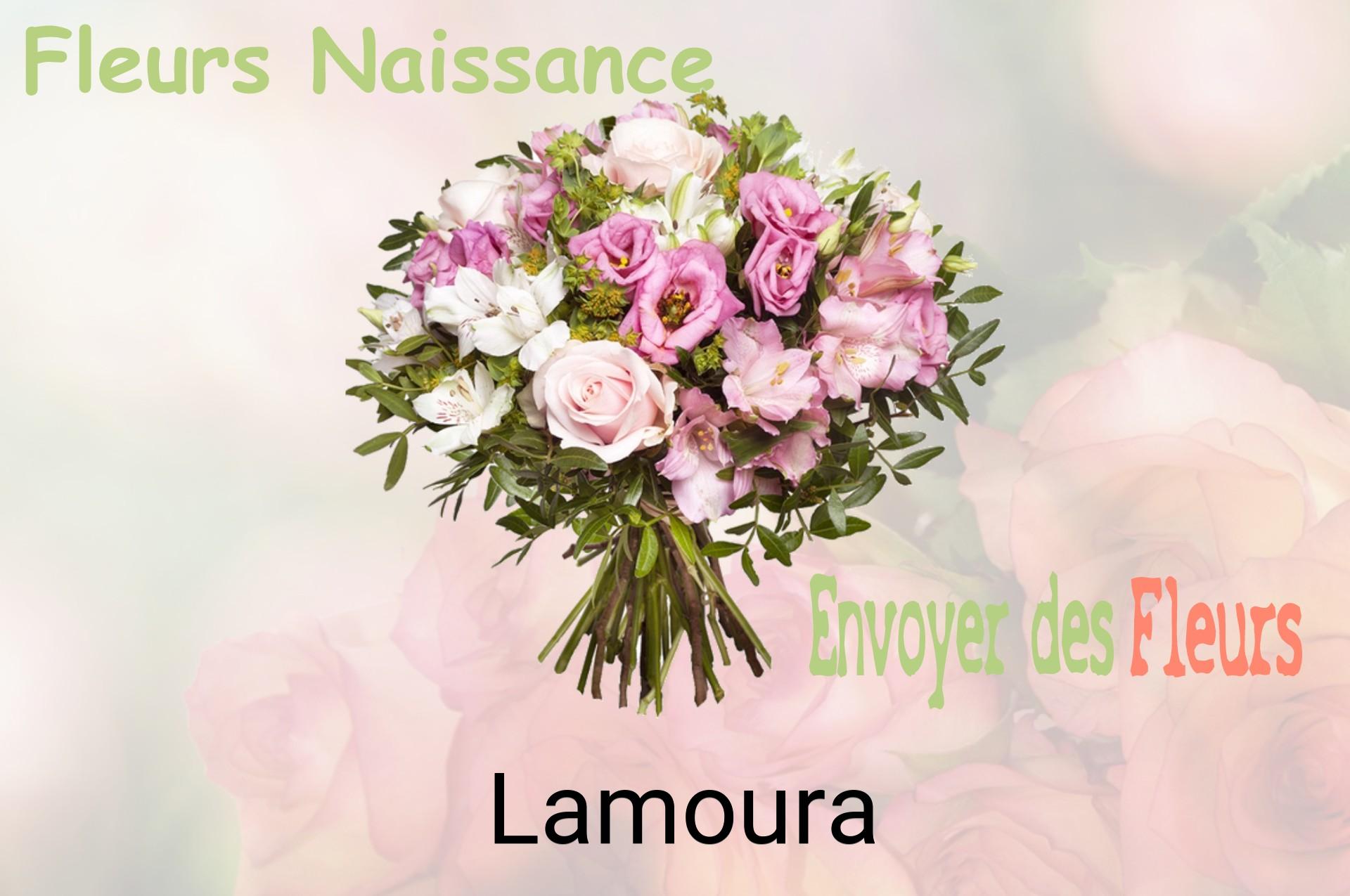 Bouquet de fleurs de naissance livré à Lamoura